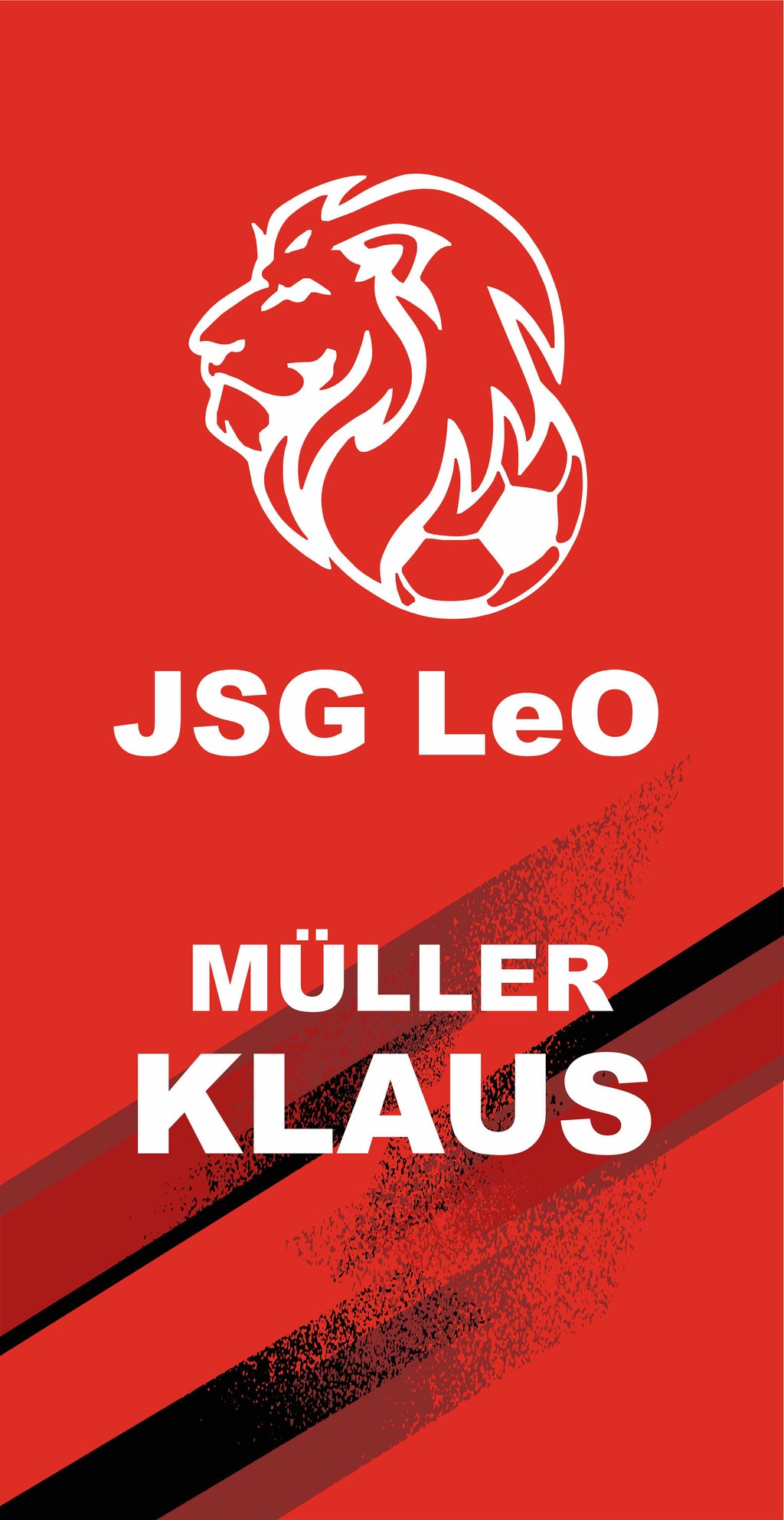 Personalisierbares Handtuch - Spieltags-Edition